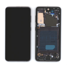 Дисплей для Samsung Galaxy S21 5G SM-G991B в сборе с тачскрином и рамкой TFT серый