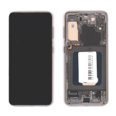 Дисплей для Samsung Galaxy S21 5G SM-G991B в сборе с тачскрином и рамкой TFT фиолетовый