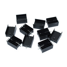 Аллюминиевый радиатор TO-220 Mosfet, 20x15x10 мм, 1Pin 10 шт