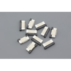Разъем FPC  Half Coverage Bottom Contact 0.5K-BX-10PWB 10 pin высота 2мм шаг 0,5мм 10 шт