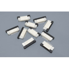 Разъем FPC  Half Coverage Bottom Contact 0.5K-BX-12PWB 12 pin высота 2мм шаг 0,5мм 10 шт