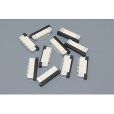 Разъем FPC  Half Coverage Bottom Contact 0.5K-BX-16PWB 16 pin высота 2мм шаг 0,5мм 10 шт