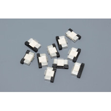 Разъем FPC  Half Coverage Bottom Contact 0.5K-BX-6PWB 6 pin высота 2мм шаг 0,5мм 10 шт