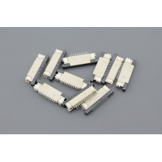 Разъем FPC  Half Coverage Bottom Contact 0.8K-BX-10PWB 10 pin высота 2мм шаг 0,8мм 10 шт