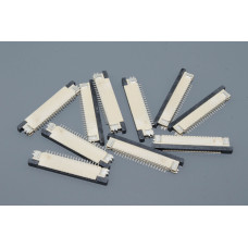 Разъем FPC  Half Coverage Bottom Contact 0.8K-BX-20PWB 20 pin высота 2мм шаг 0,8мм 10 шт