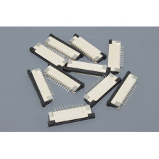 Разъем FPC  Half Coverage Bottom Contact 1.0K-BX-12PWB 12 pin высота 2мм шаг 1мм 10 шт