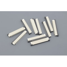 Разъем FPC  Half Coverage Bottom Contact 1.0K-BX-24PWB 24 pin высота 2мм шаг 1мм 10 шт
