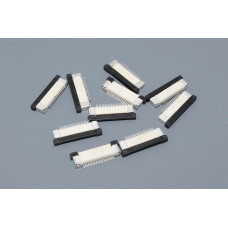 Разъем FPC  Half Coverage Top Contact 0.5K-BS-20PWB 20 pin высота 2мм шаг 0,5мм 10 шт