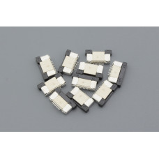 Разъем FPC  Half Coverage Top Contact 0.5K-BS-8PWB 8 pin высота 2мм шаг 0,5мм 10 шт