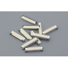 Разъем FPC  Half Coverage Top Contact 0.8K-BS-16PWB 16 pin высота 2мм шаг 0,8мм 10 шт