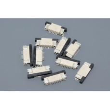 Разъем FPC  Half Coverage Top Contact 0.8K-BS-6PWB 6 pin высота 2мм шаг 0,8мм 10 шт