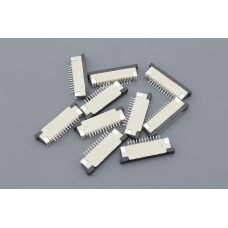 Разъем FPC  Half Coverage Top Contact 1.0K-BS-12PWB 12 pin высота 2мм шаг 1мм 10 шт