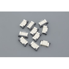Разъем FPC  Half Coverage Top Contact 1.0K-BS-4PWB 4 pin высота 2мм шаг 1мм 10 шт