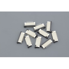 Разъем FPC  Half Coverage Top Contact 1.0K-BS-8PWB 8 pin высота 2мм шаг 1мм 10 шт