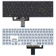 Клавиатура для ноутбука Asus S533F черная без подсветки